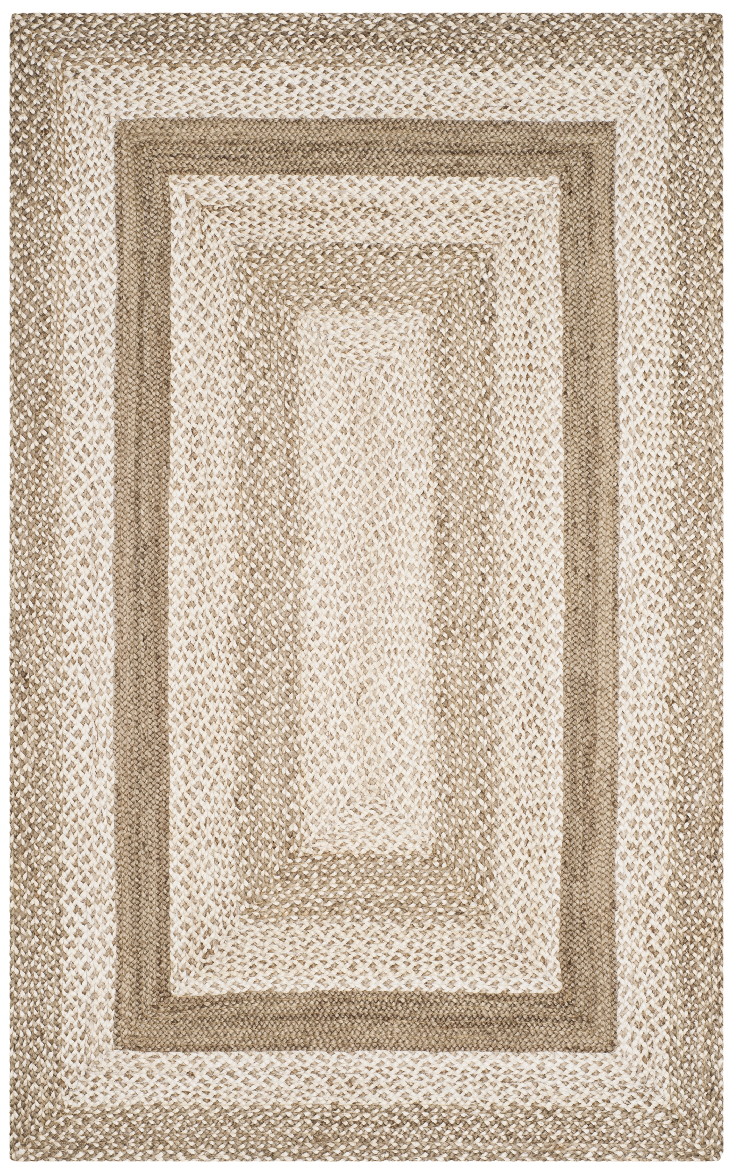 Arlo Home Hand Woven Area Rug, NF884F, Grey/Ivory,  5' X 8' - Image 0