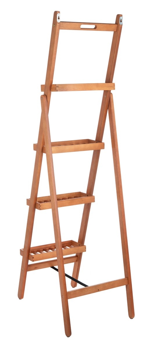 Grenton 4 Tier Shelf - Natural - Safavieh - Image 8