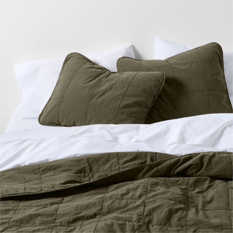 Everyday Organic Cotton Percale White Queen Bed Sheet Set - Image 5