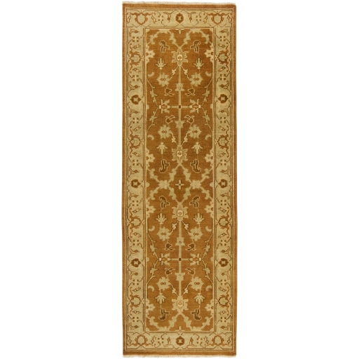 Ainsley Brown Indoor 2'6" x 8' Handmade Rug - Image 0