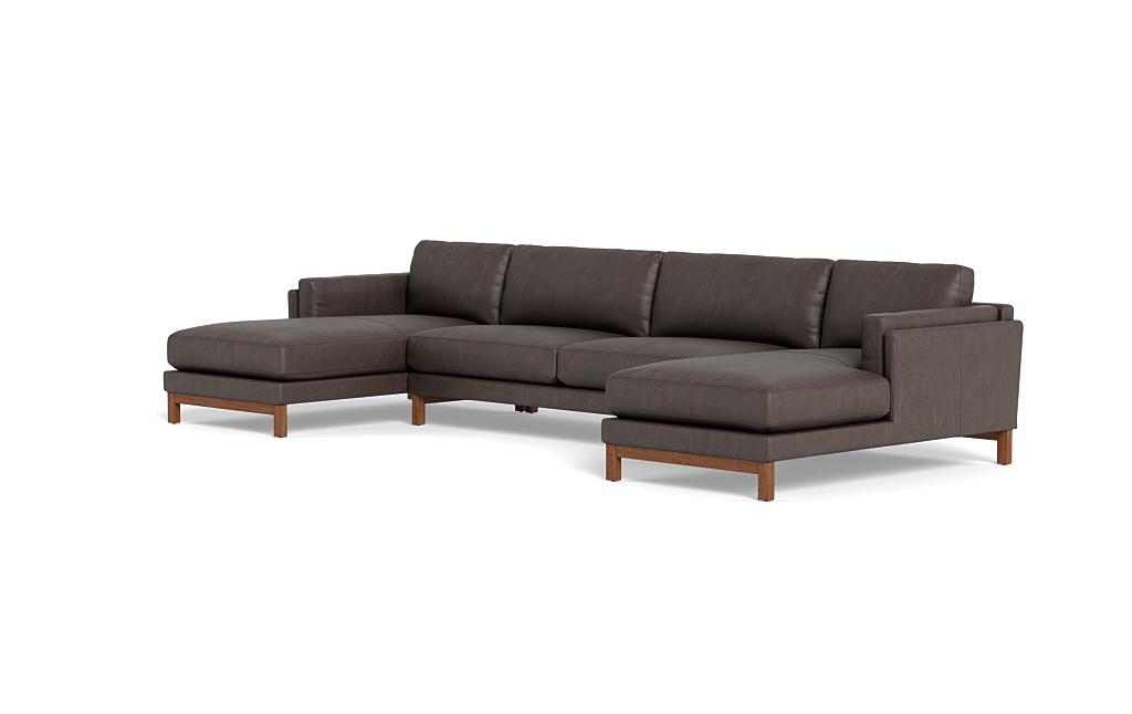 Gaby Leather 3-piece 4-Seat U-Sectional - Image 2