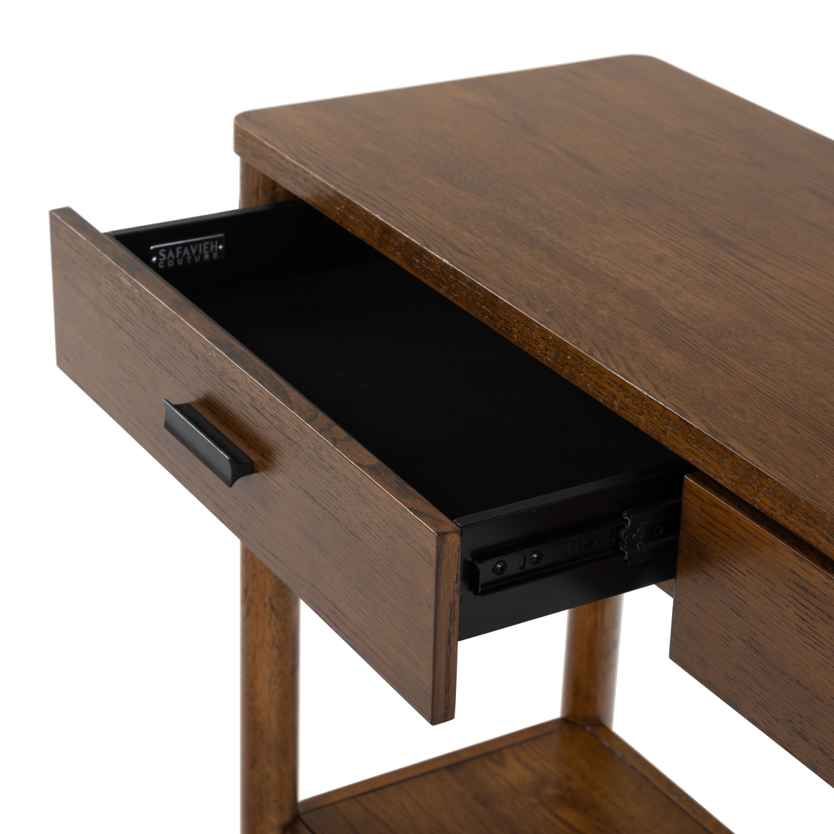 Jaylessa 2 Drawer Console Table - Medium Oak - Image 3