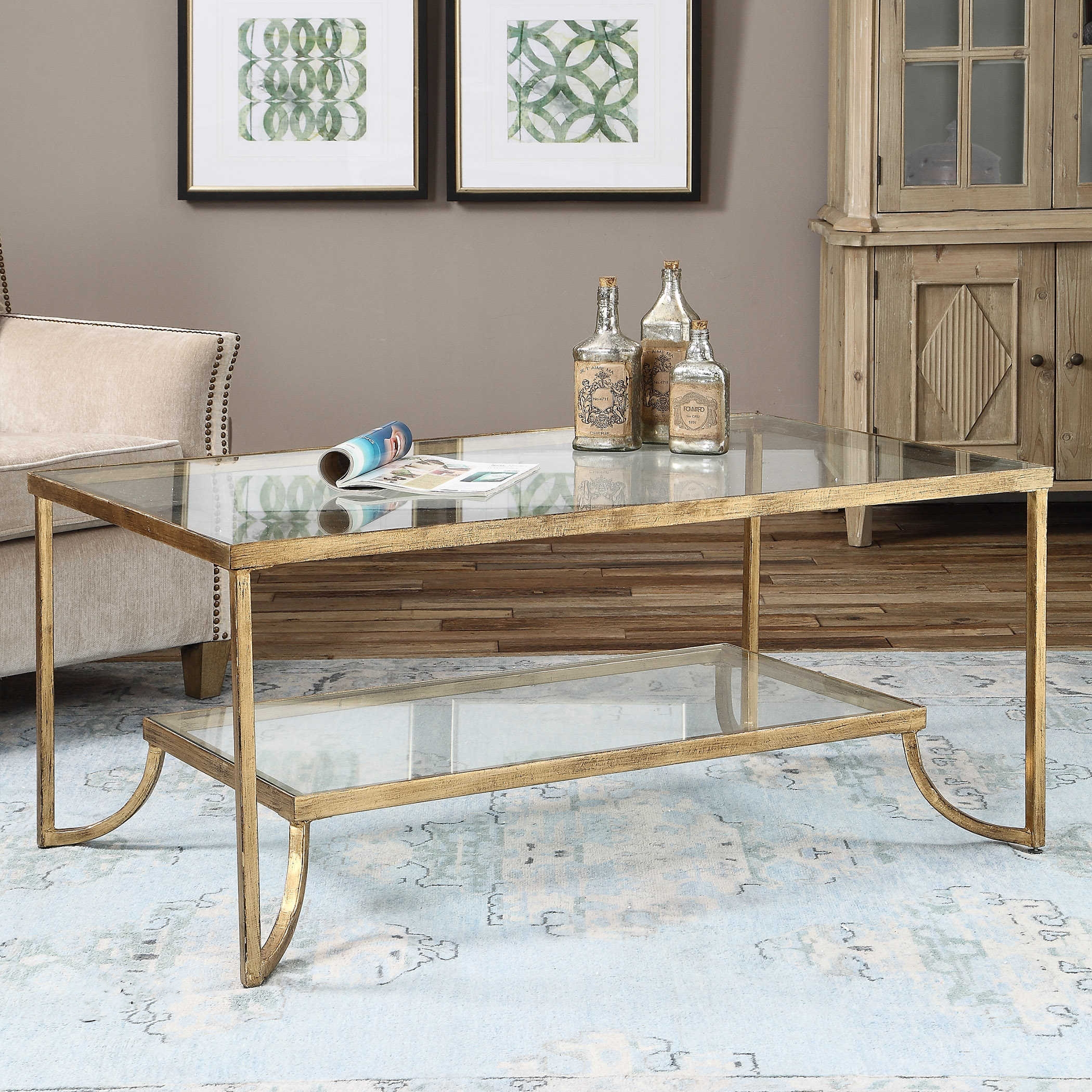 Katina Gold Leaf Coffee Table - Image 2