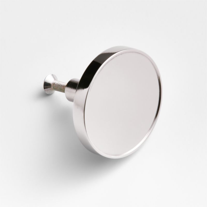 Bria Flat Round Black Knob - Image 4