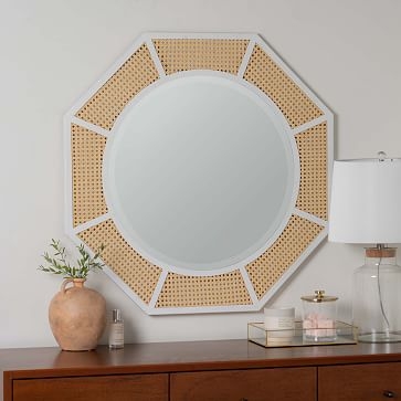 Nicki Wall Mirror, White - Image 1