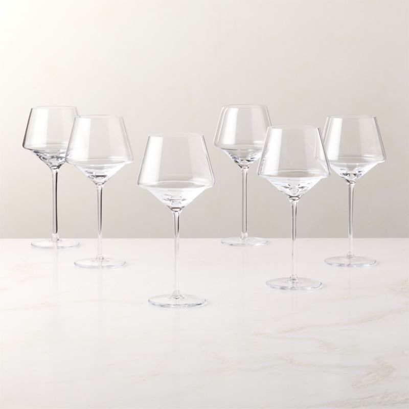 Joplin Red Wine Glasses Set of 6 - Image 1