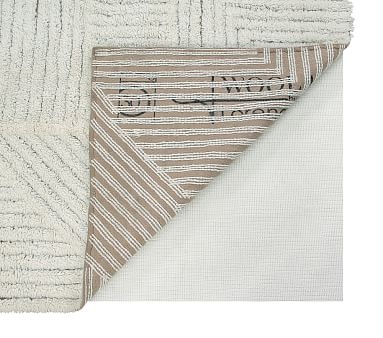 Maverick Geometric Washable Wool Rug, Almond, 5'7"x7'x11" - Image 1
