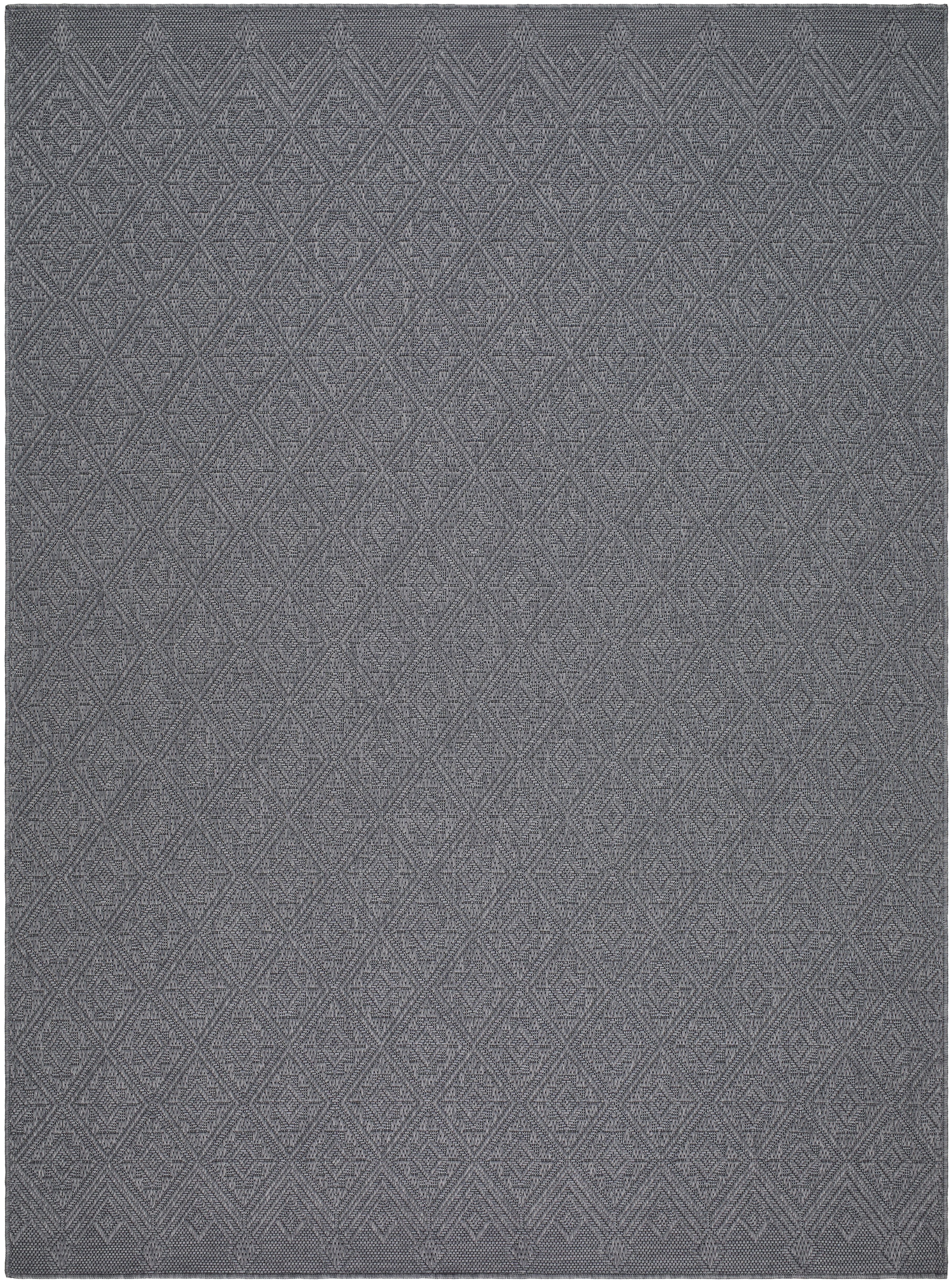 Sandra Gray Outdoor 7'10" x 10' Machine Woven Rug - Image 0