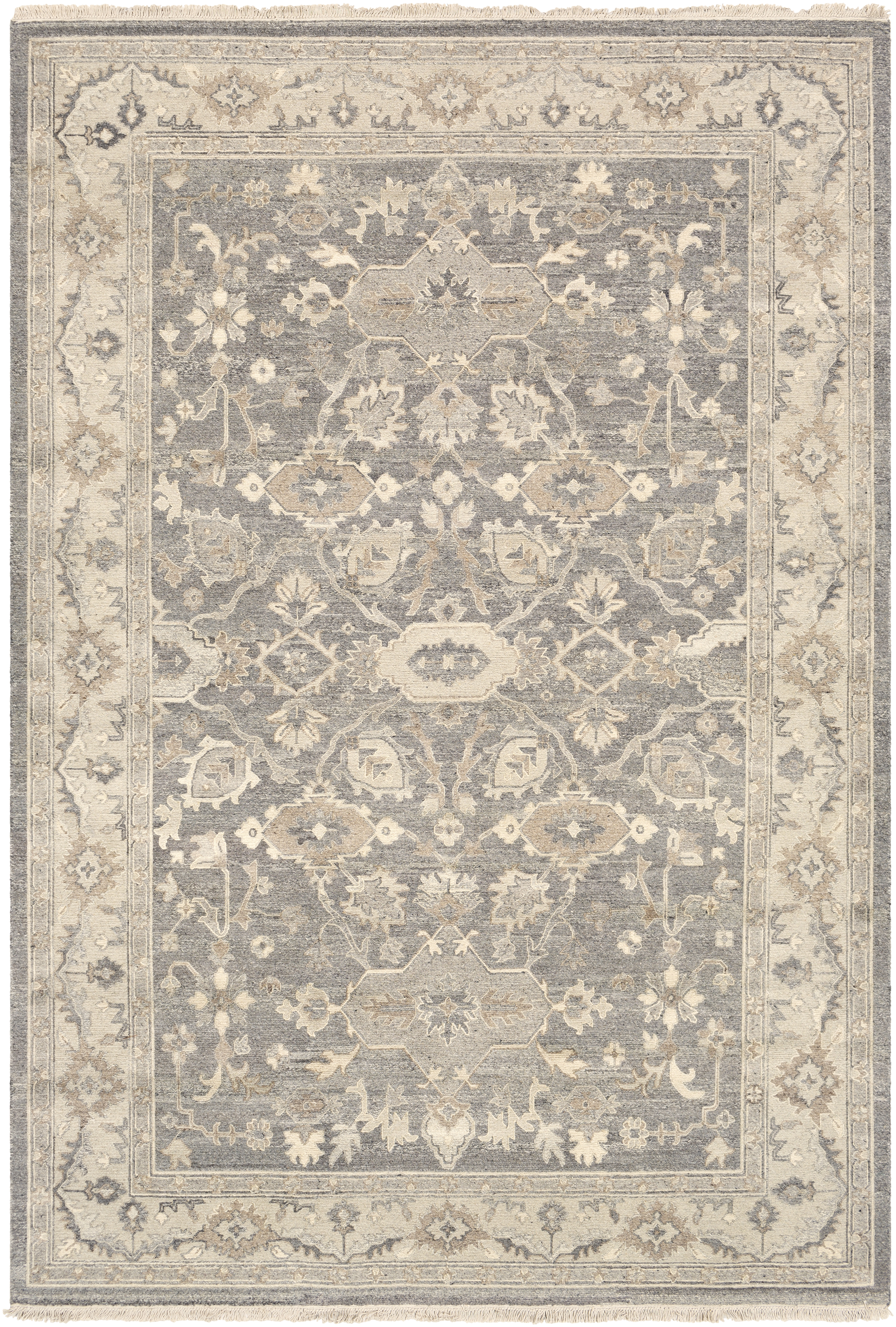 Soumek Beige Indoor 2' x 3' Handmade Rug - Image 0