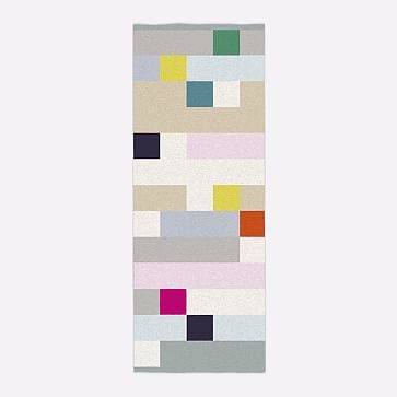 Margo Selby Squares Rug, 8x10, Multi - Image 1