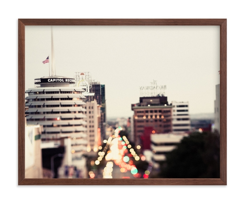Capitol Records At Dusk Limited Edition Fine Art Print 1 - Image 0