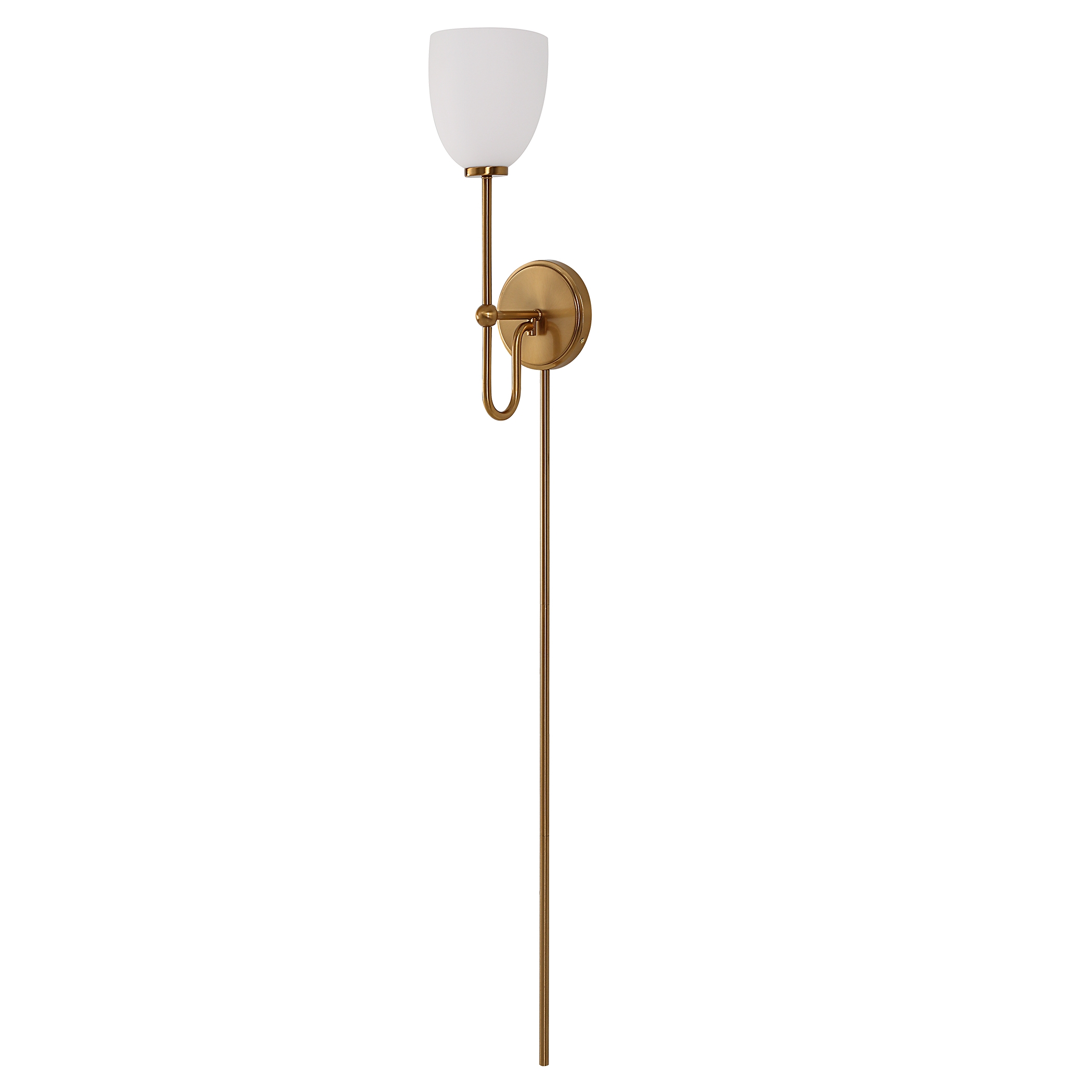 Trophy 1 Light Brass Sconce - Image 6