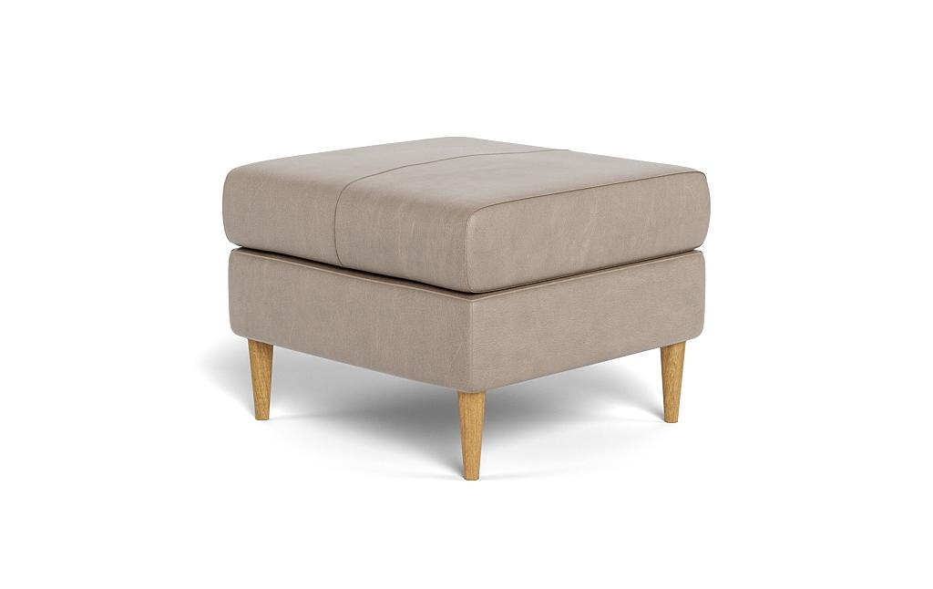 Asher Leather Ottoman  - Image 2