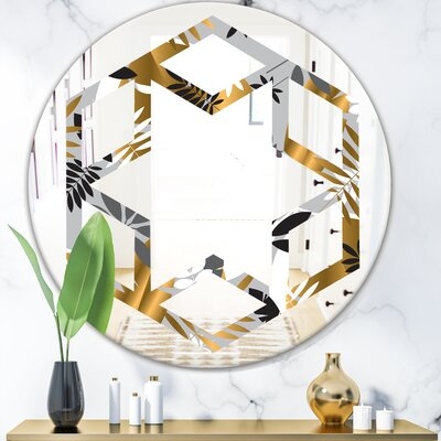 Geometric Design II Eclectic Wall Mirror - Image 0