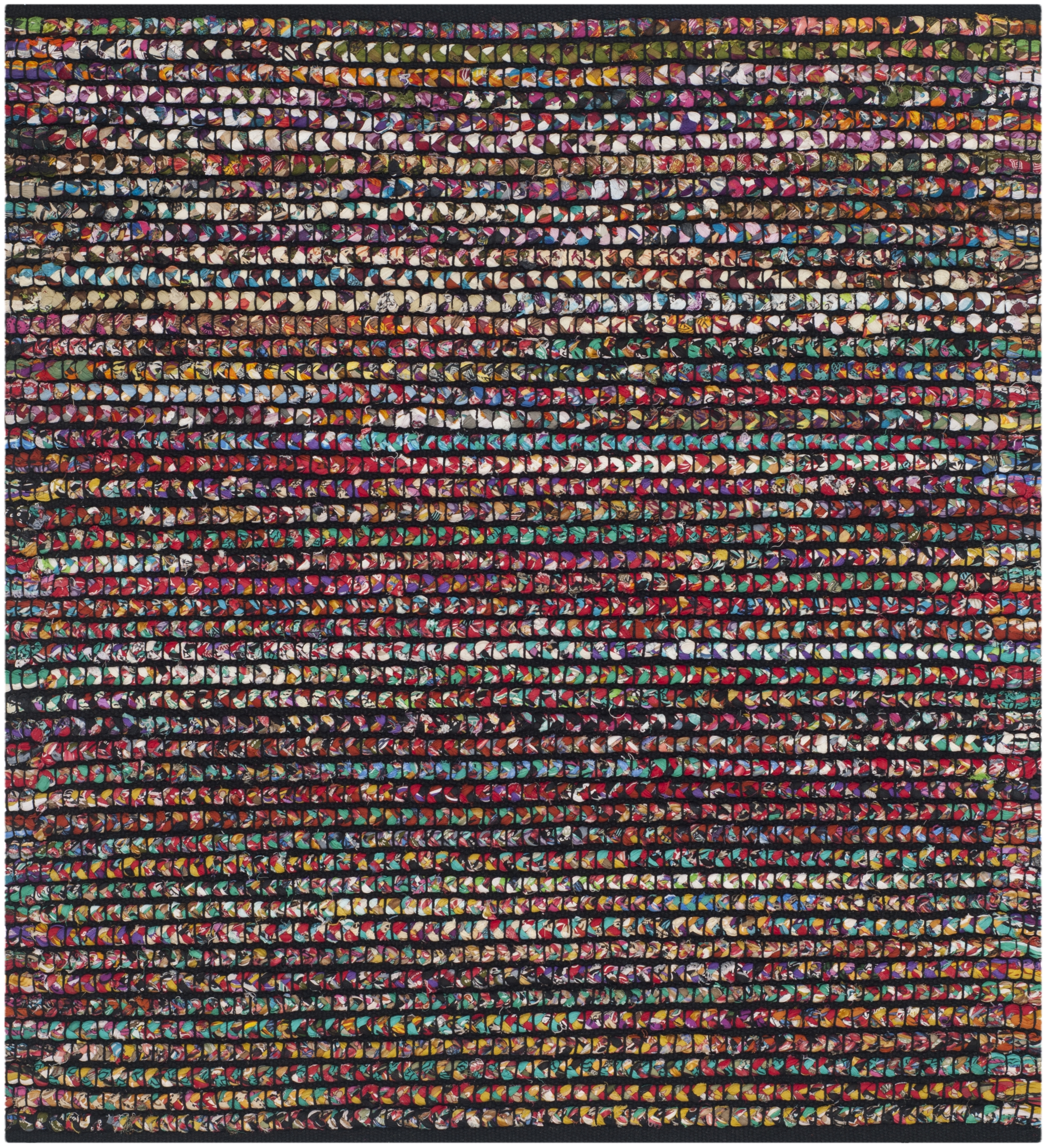 Arlo Home Hand Woven Area Rug, CAP367A, Multi,  4' X 4' Square - Image 0