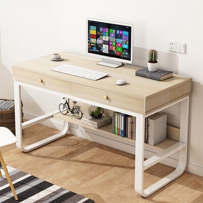 Multi-Layer Storage Frame Computer Desk Laptop Office Desk Pullout Keyboard Tray - Image 0
