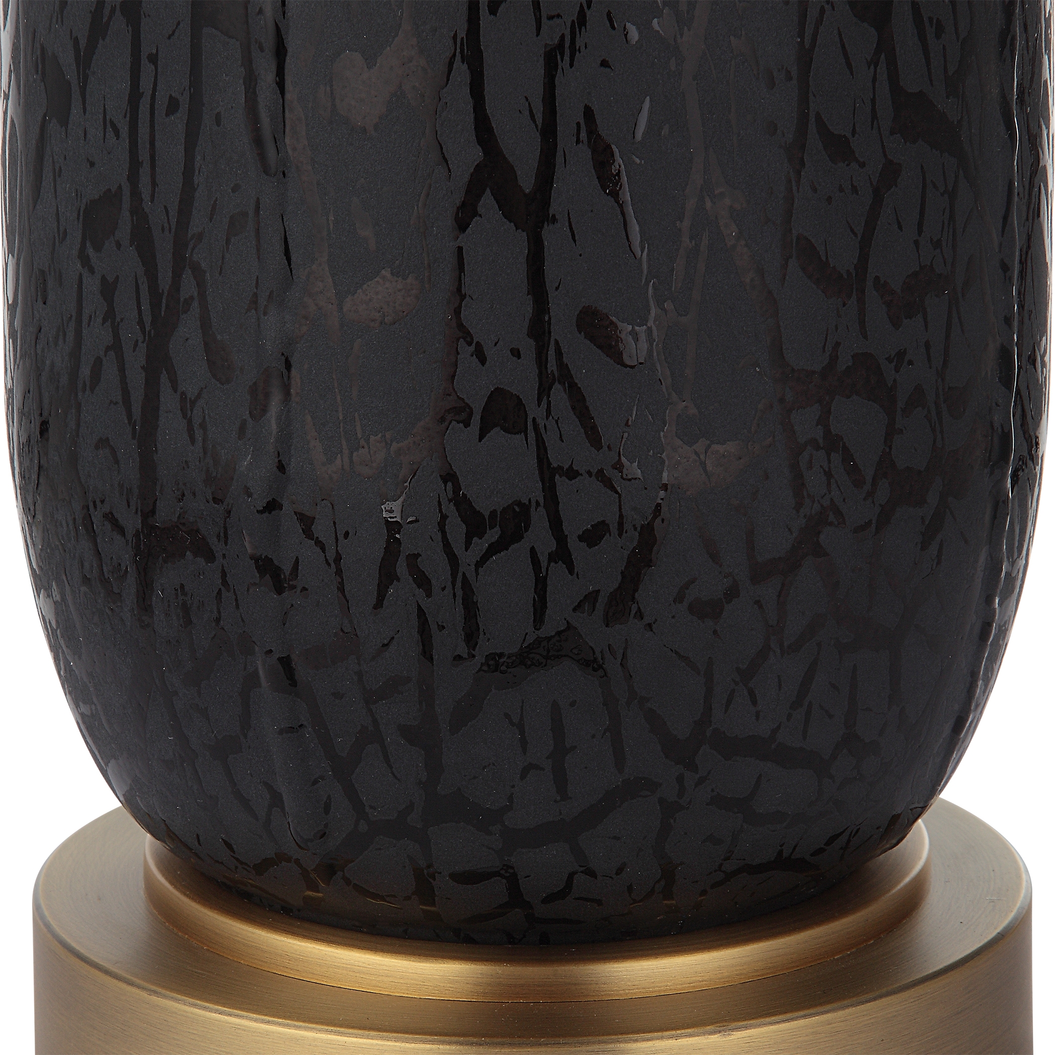 Spyglass Black Wood Grain Table Lamp - Image 6