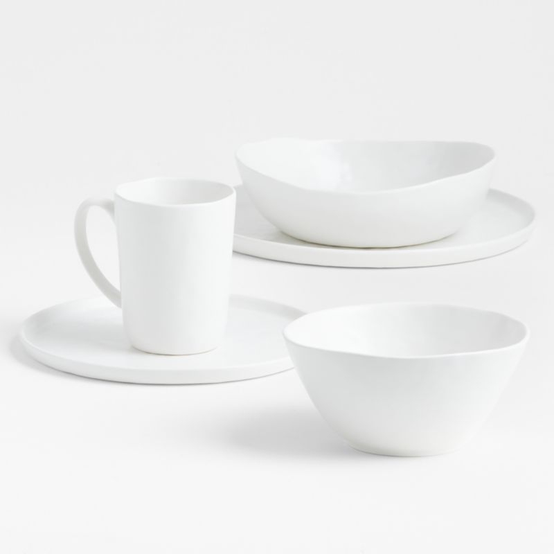 Mercer Matte White Salad Plates, Set of 8 - Image 2