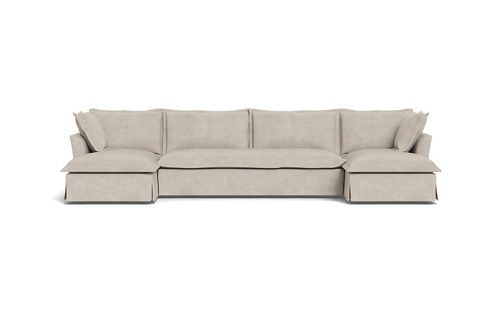 Skylar Slipcovered 3 Piece (4 Seat) U Chaise Sectional - Image 0