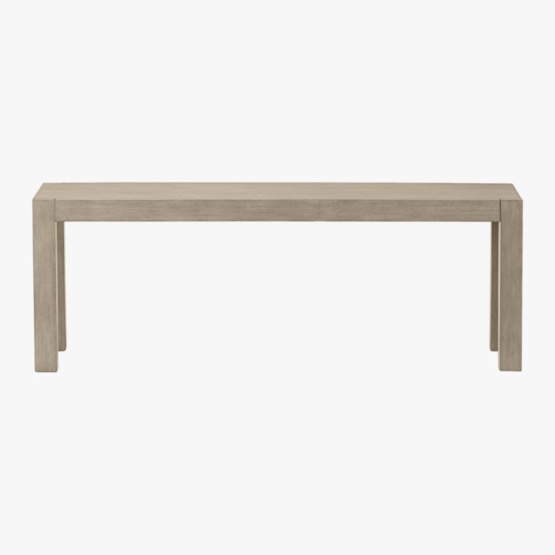 Matera Grey Outdoor Dining Bench - Image 1