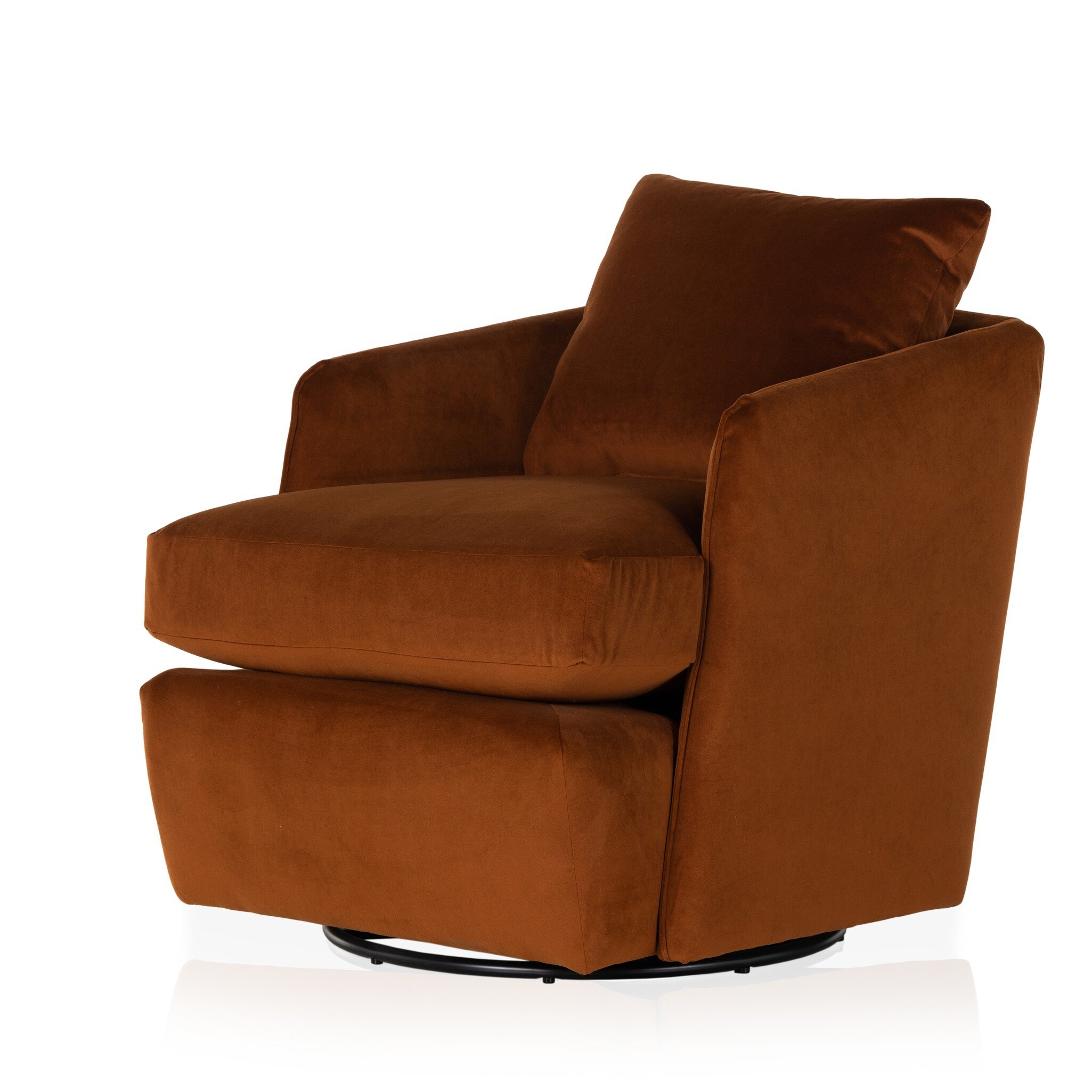 Whittaker Swivel Chair - Bleecker Rust - Image 1