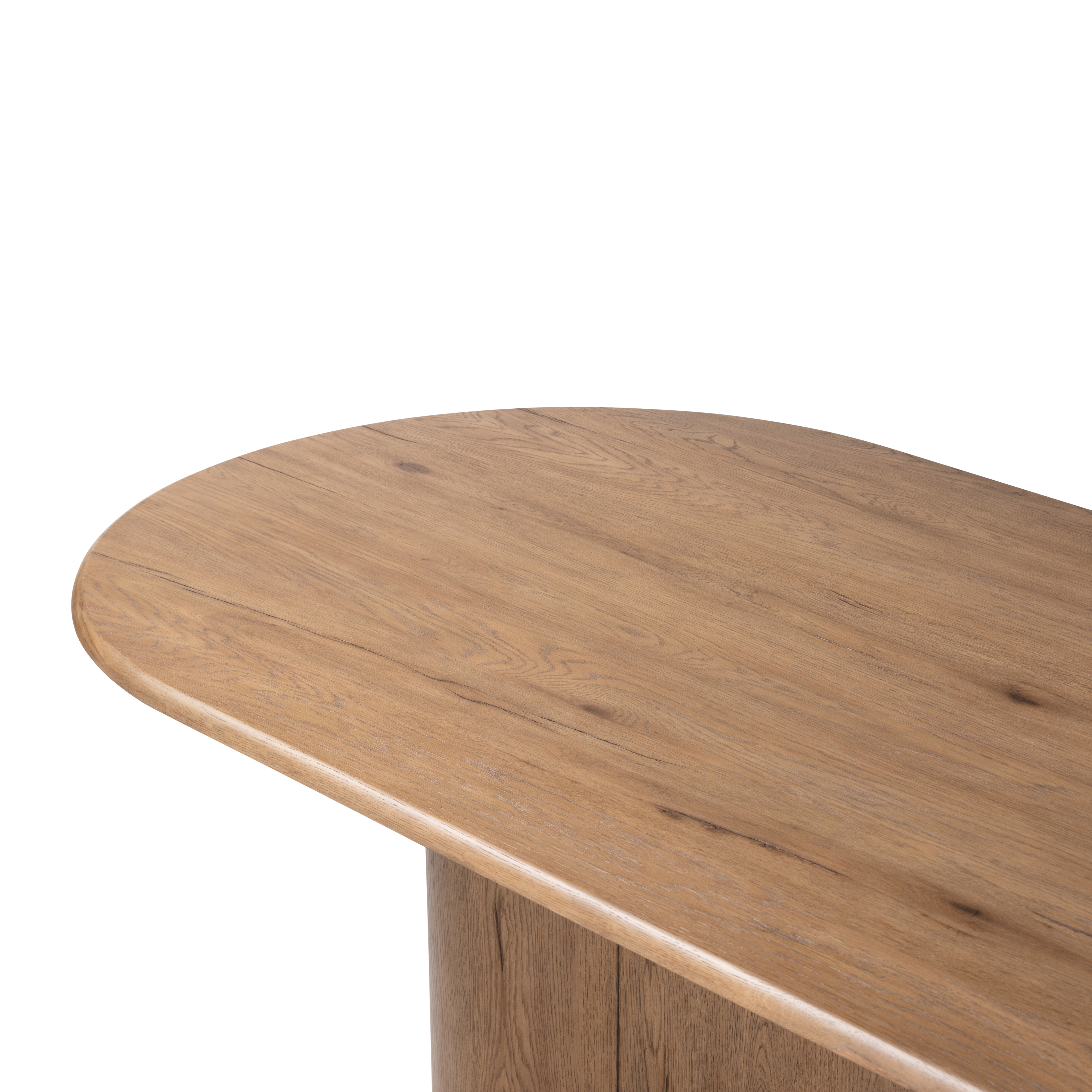Olexey Oval Dining Table-Rubbed Light - Image 6