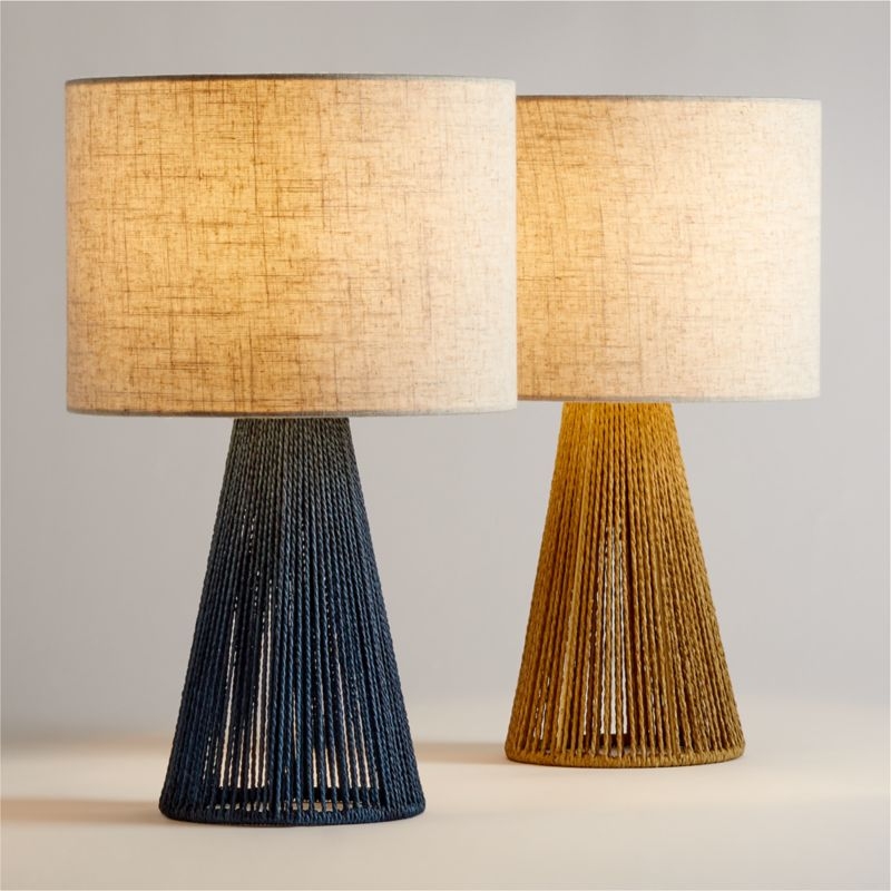 Liam Geo Natural Rope Kids Table Lamp - Image 1