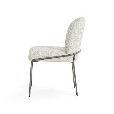 Curved Back Dining Chair, Lyon Pewter - Image 3