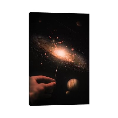 Galaxy Spark by Nicebleed - Wrapped Canvas Graphic Art - Image 0