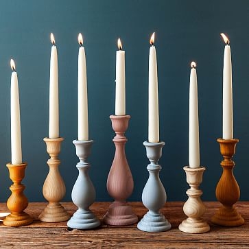 Essex Candlestick Ochre Full Set Of 3 - Image 1