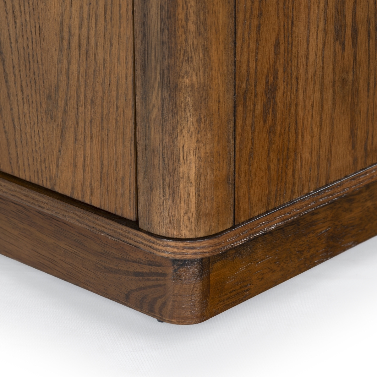 Gabrietta Wood Tv Stand - Medium Oak/Black - Image 1