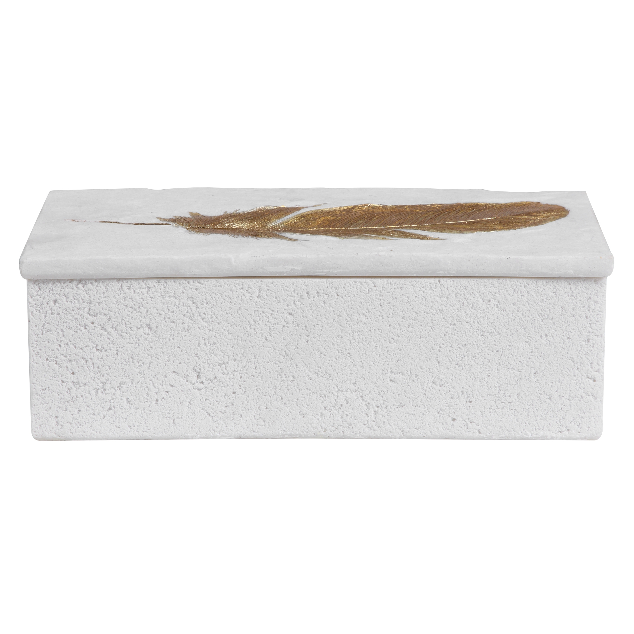 Nephele Stone Box, White - Image 1