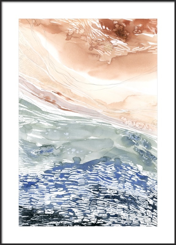Current No.1 by Kelly Ventura for Artfully Walls - Image 0