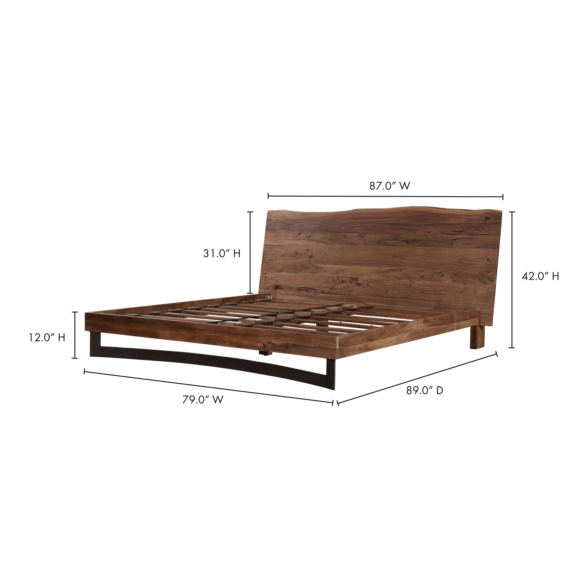 Bent King Size Bed - Image 7