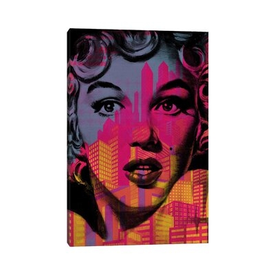 Marilyn Monroe Metro by Dane Shue - Wrapped Canvas Graphic Art Print - Image 0