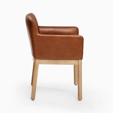 Hargrove Arm Chair, Saddle Leather, Dune - Image 3