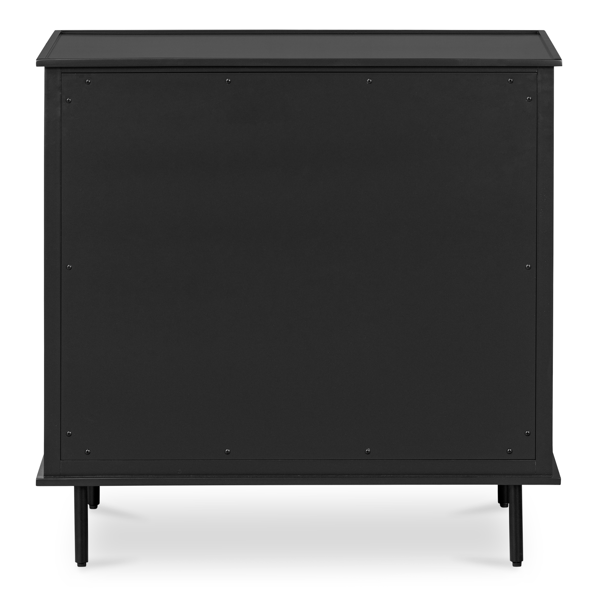 Reagan 3 Drawer Nightstand Black - Image 3