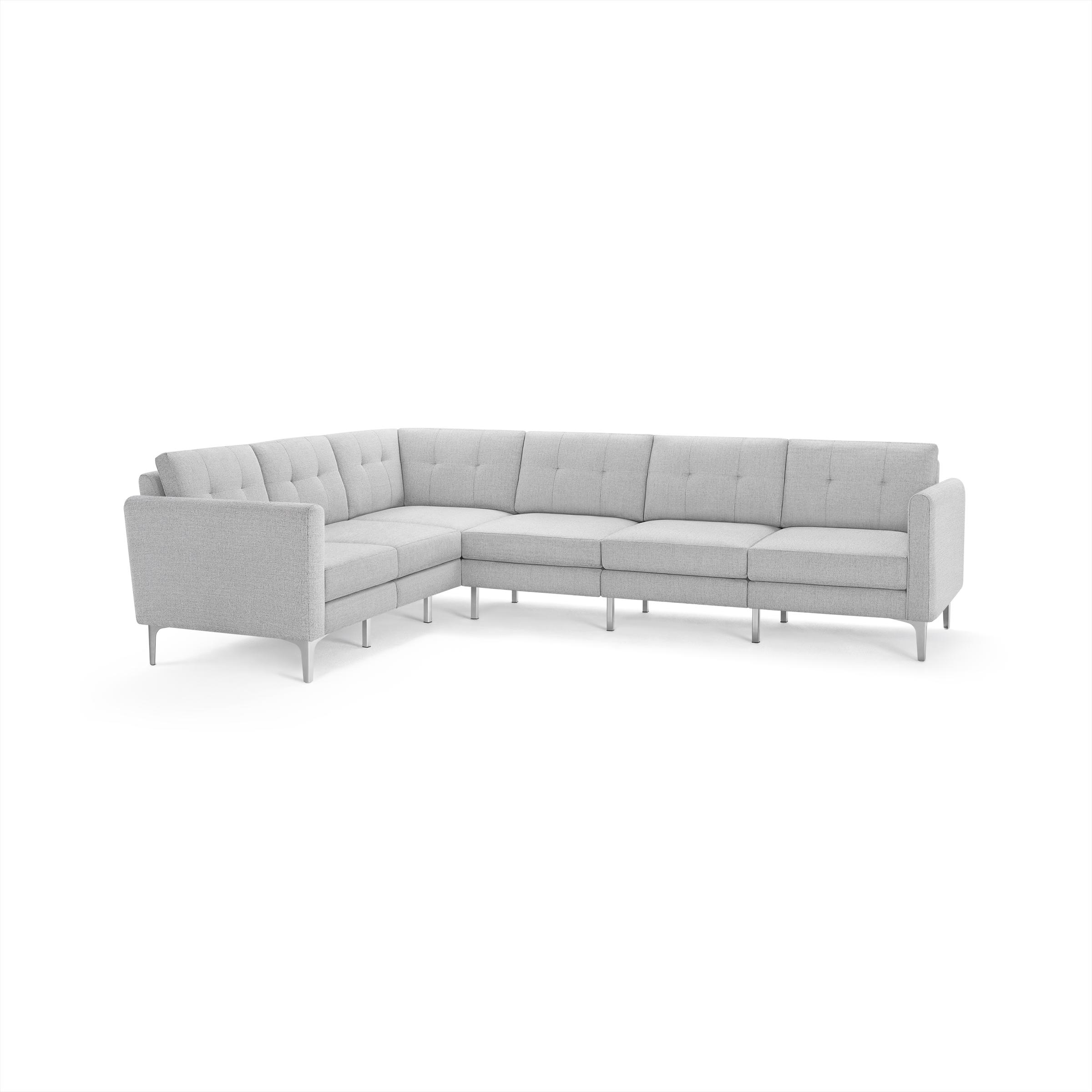 Nomad 6-Seat Corner Sectional in Crushed Gravel - Image 0