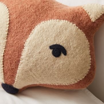 Fox Pillow, Orange, WE Kids - Image 1