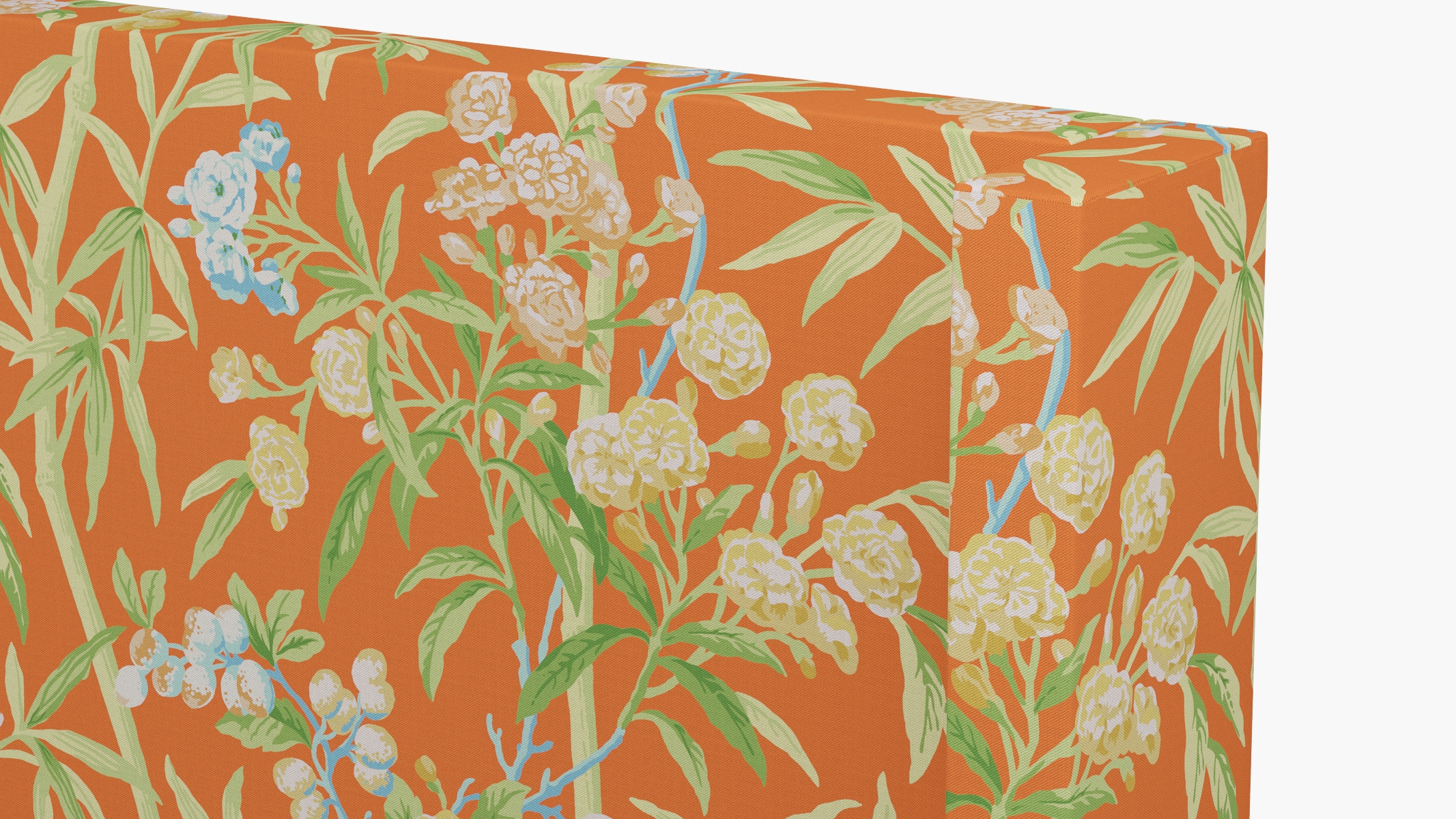 Modern Wingback Headboard, Mandarin Lanai, King - Image 2