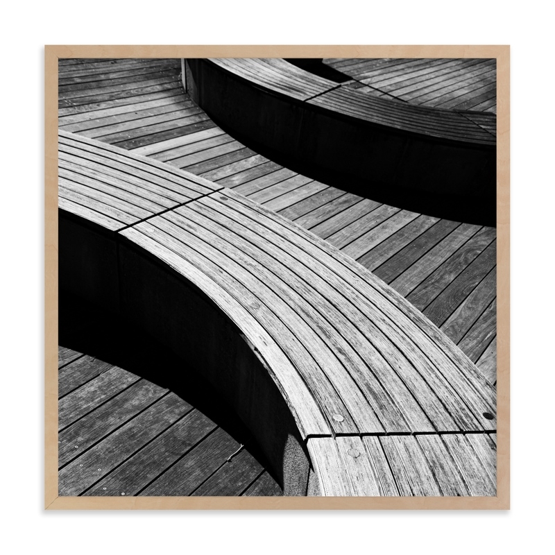 Curve Bench Geometric III Limited Edition Fine Art Print 2 - Image 0