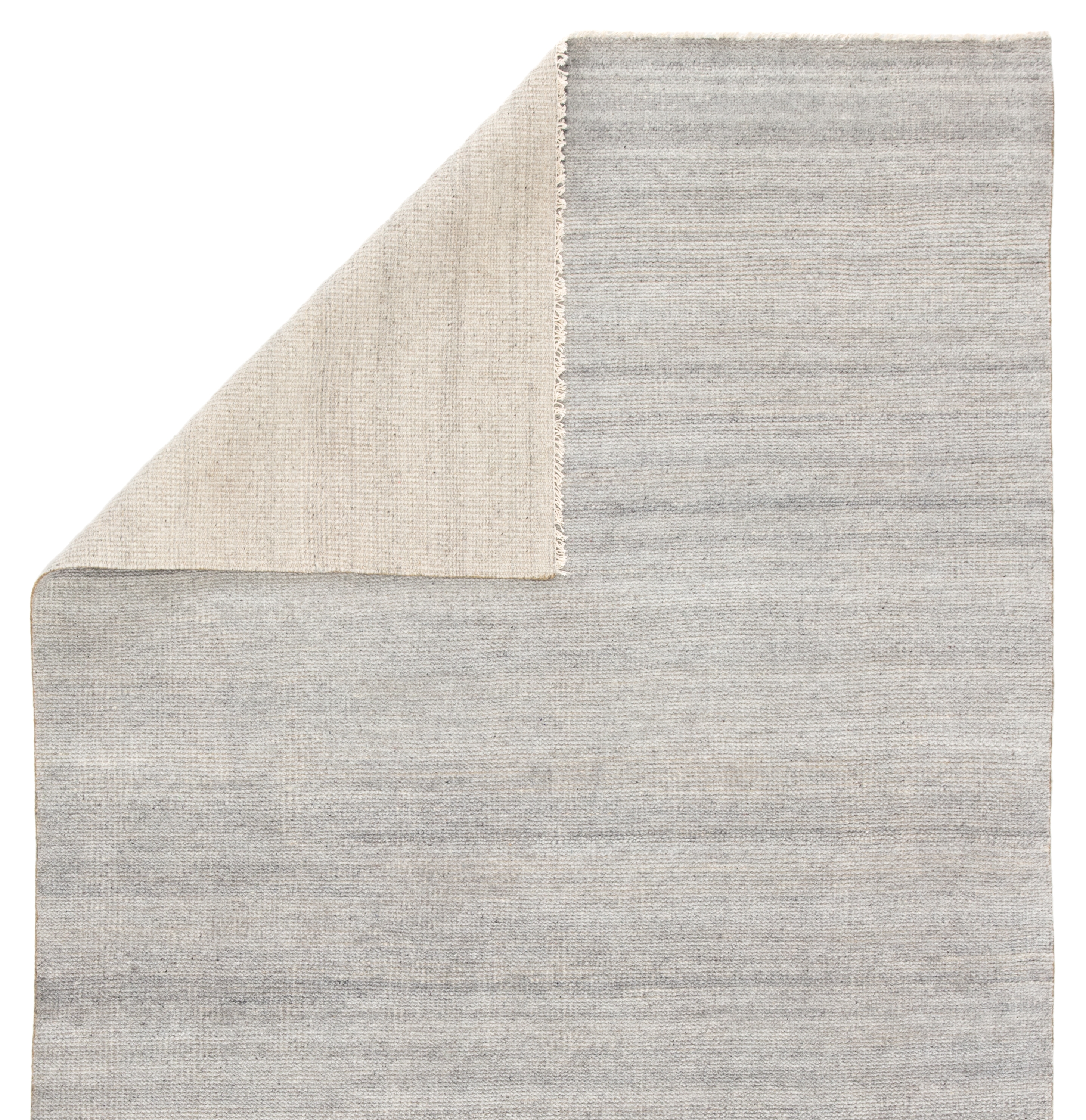 Origin Hand-Knotted Solid Light Gray Area Rug (10'X14') - Image 2