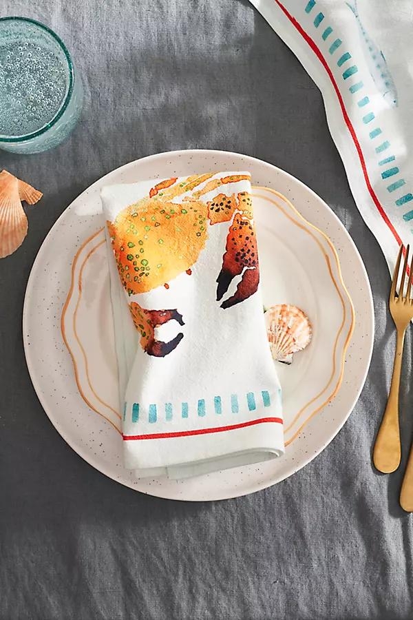 Sea Life Cotton Napkins, Set of 4 - Image 0