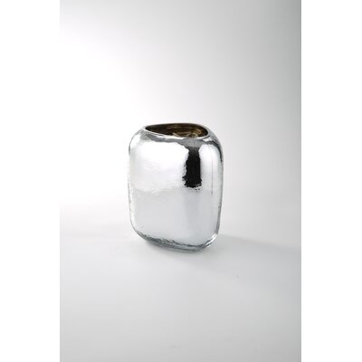 SILVER 7.5'' Indoor / Outdoor Glass Table Vase - Image 0