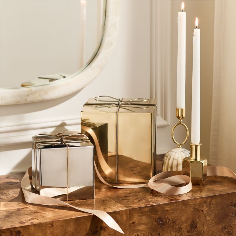 Two-Tone Present 7" Aged Brass - Image 1