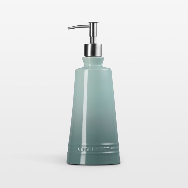 Le Creuset ® Signature 20-oz. Sea Salt Stoneware Soap Dispenser - Image 0