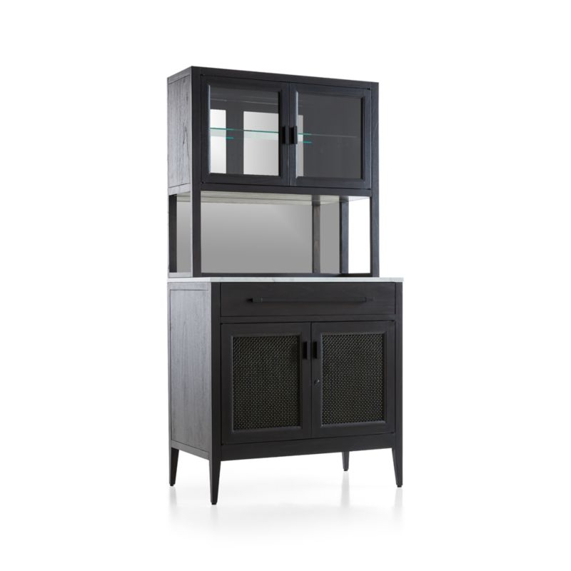 Enzo Bar Cabinet with Hutch - Image 8