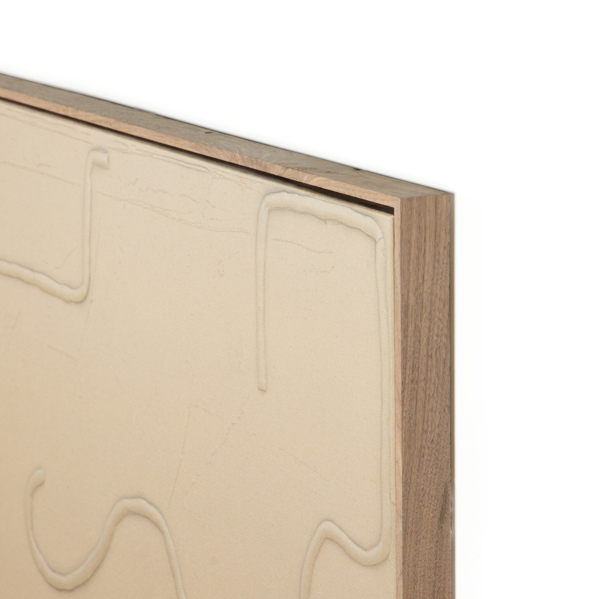 Squiggle II by Blackbird Art Co - Rustic Walnut Floater - Image 2