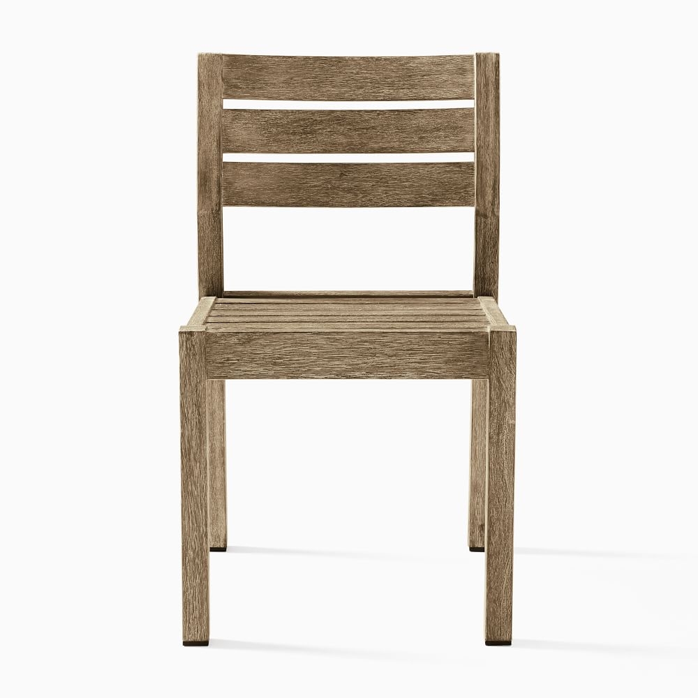 Portside Outdoor Dining Chair, Driftwood, Set of 2 - Image 3