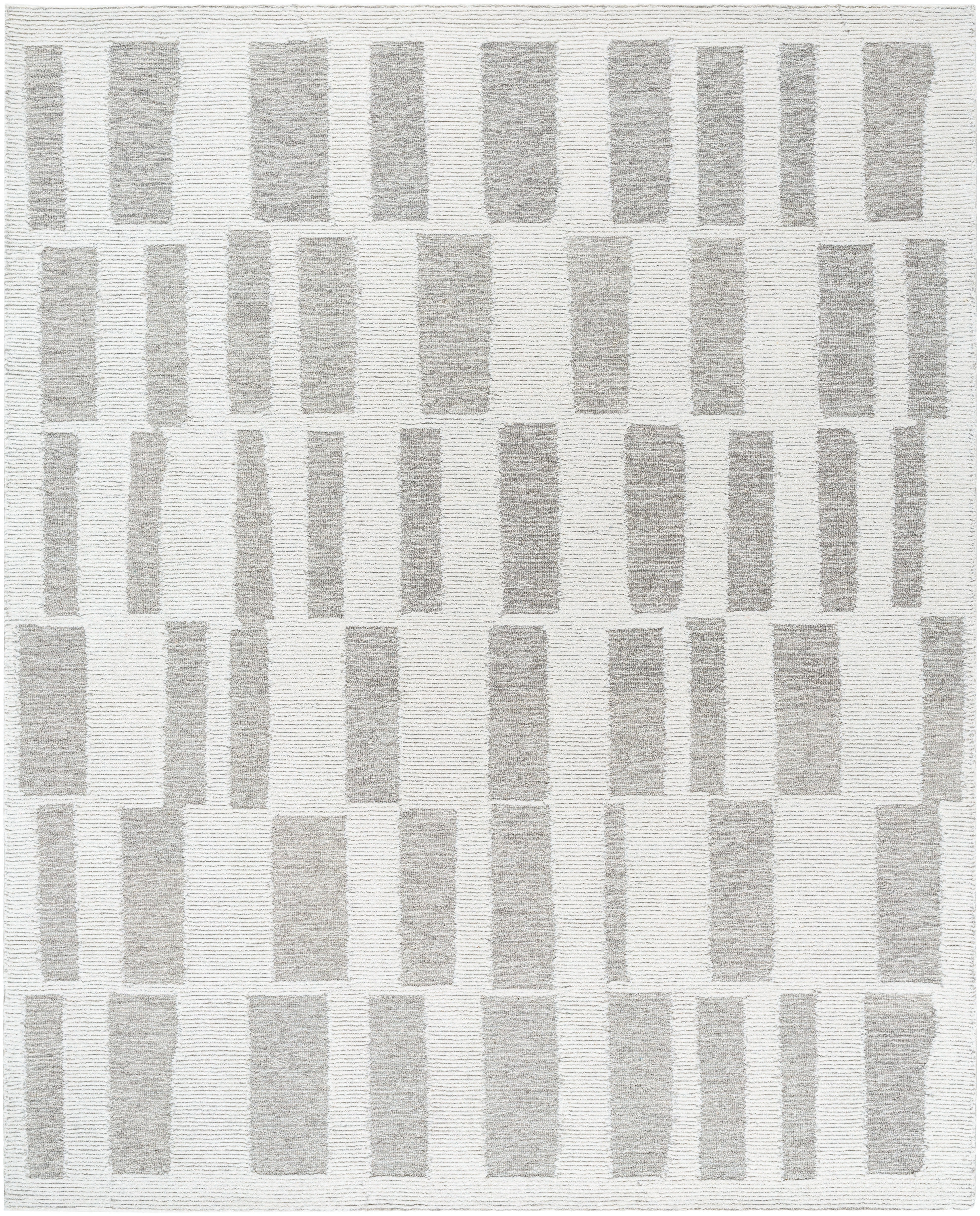 Bianca Gray Indoor 8' x 10' Handmade Rug - Image 0